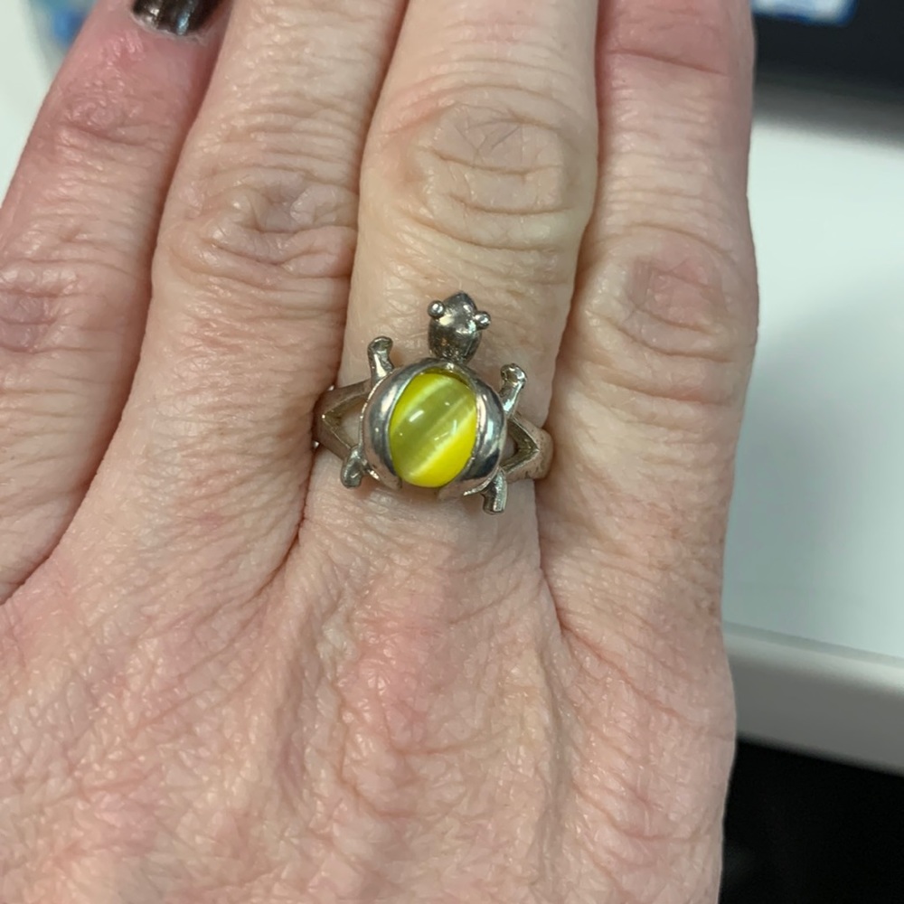 Interchangeable 17 stone 925 turtle ring